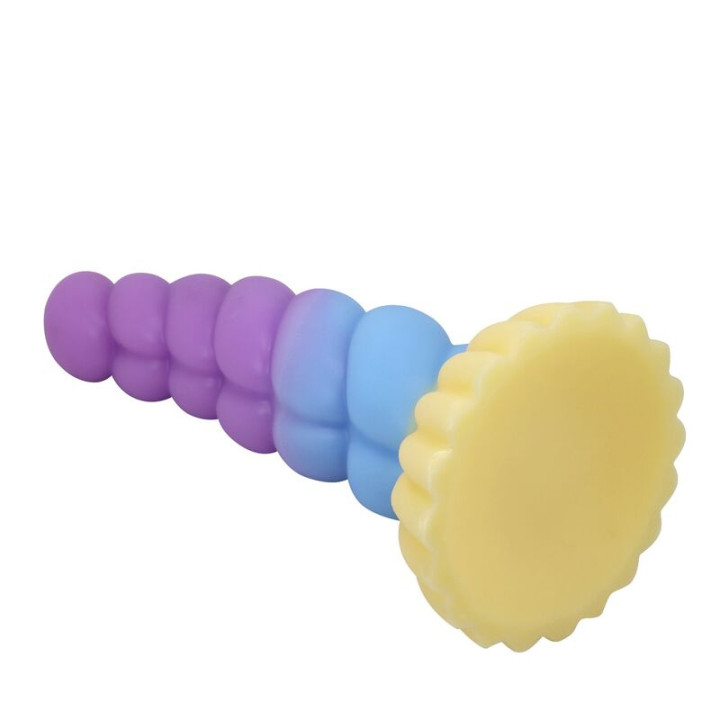 Power Monsters - Unicorn Dildo Tricolor 22 cm ø 5 cm