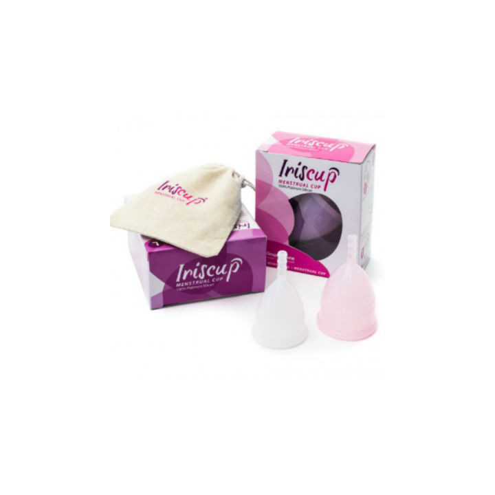 Iriscup - Small Pink Month Cup a + Free Sterilizer Bag