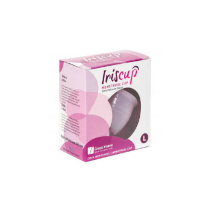 Iriscup - Copo Grande do Mês Rosa + Saco Esterilizador Gratuito