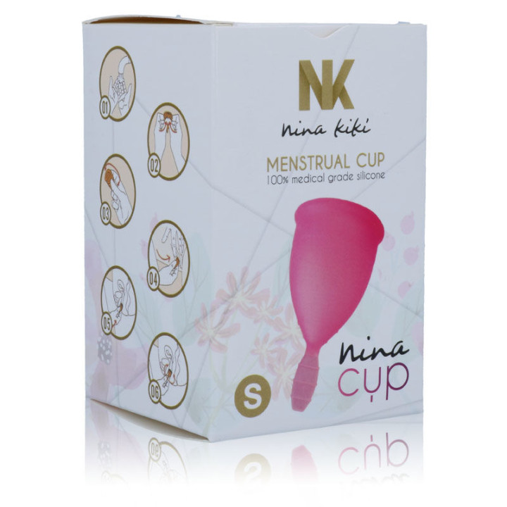 Nina Kikí - Copo Menstrual Rosa - Tamanho s