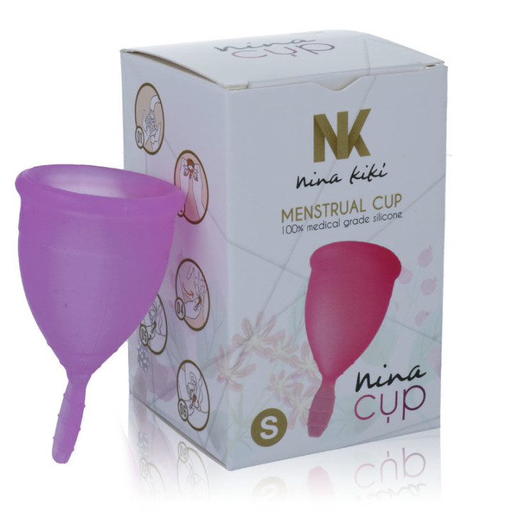 Nina Kikí - Copo Menstrual Roxo - Tamanho s