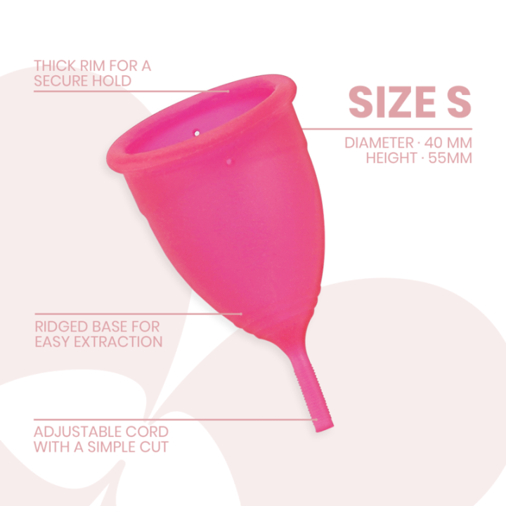 Intimichic - Copa Menstrual Silicona Medica - Talla s