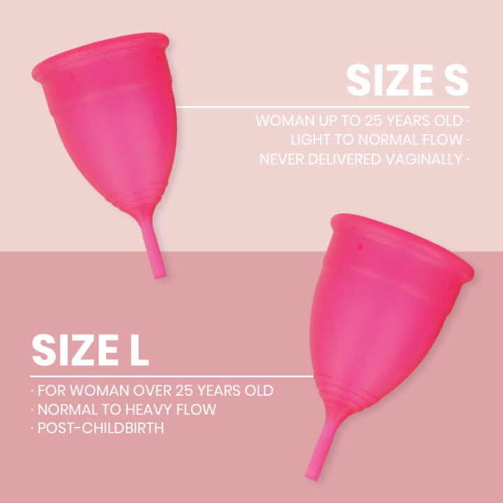 Intimichic - Menstrual Cup Medical Grade Silicone - Size s