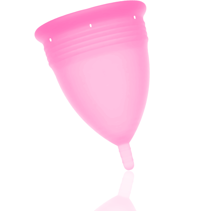 Stercup - Coupe Menstruelle en Silicone Fda Rose - Taille l