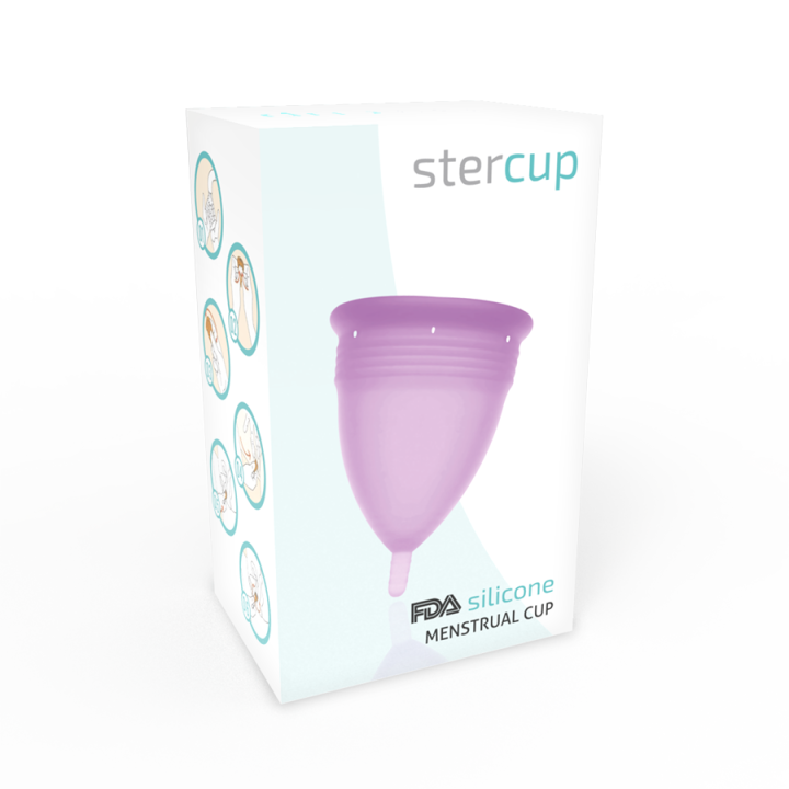 Stercup - Fda Silicone Menstrual Cup Violet - Size l