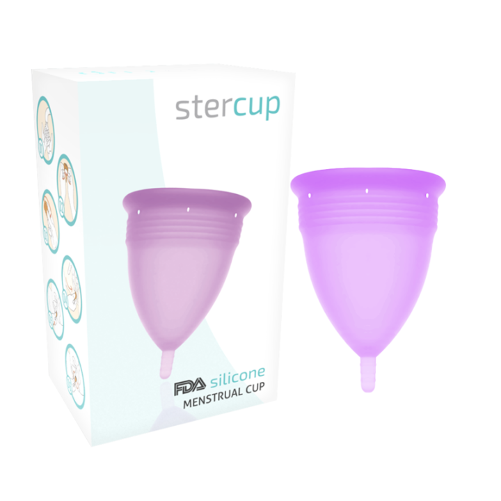 Stercup - Fda Silikon-Menstrualcup Flieder - Grösse s