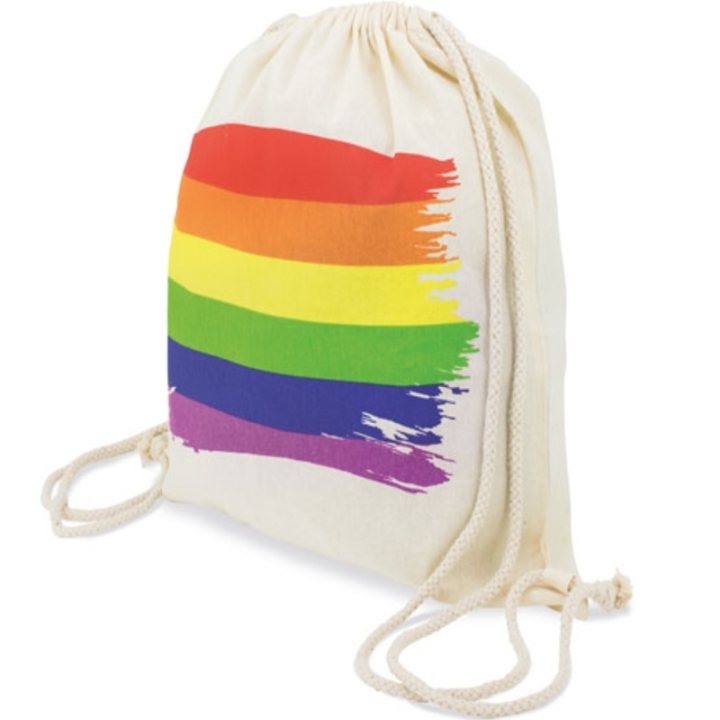 Pride - Bawelniany Plecak z Flaga Lgbt