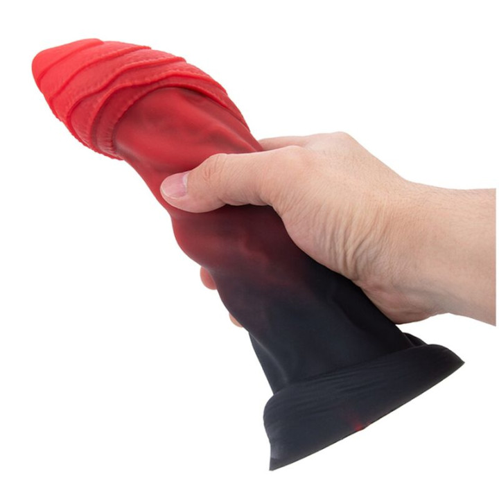 Power Monsters - Infernal Goliath Dildo Bicolor 25 cm ø 6 cm