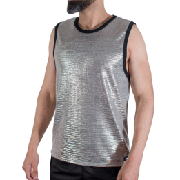 Macho - Camiseta Brillo Textura l/xl