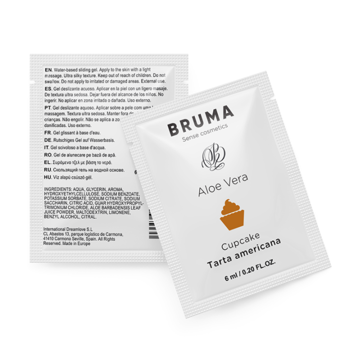 Bruma - Gel Glissant à l''Aloe Vera Saveur Cupcake 6 ml