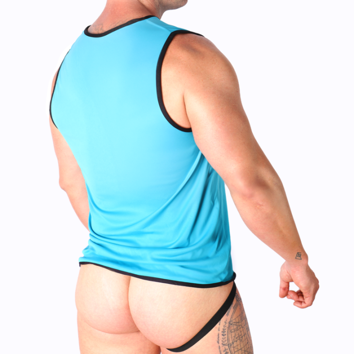 Macho - t-Shirt Bleu l/xl