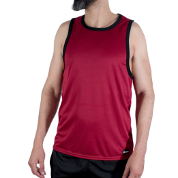 Macho - Cmv003 Bordowa Koszulka do Siłowni l/xl