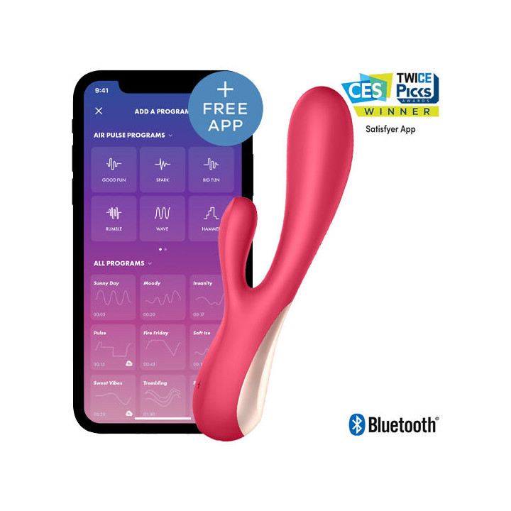 Satisfyer - Mono Flex Rojo Con App