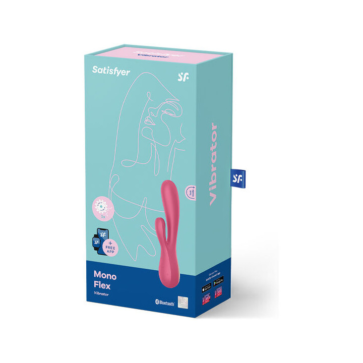 Satisfyer - Mono Flex Rojo Con App