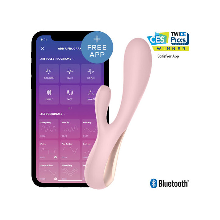 Satisfyer - Mono Flex Rosa Con App
