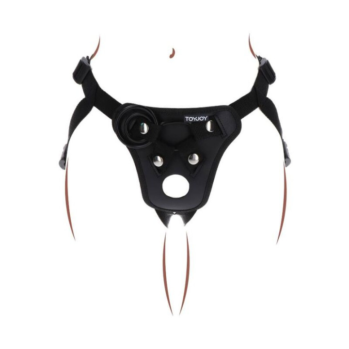 Cyber Silicock - Strap-on Freeman Silicone Líquido Com 3 Anéis Grtis 20 cm -o- 3.8 cm