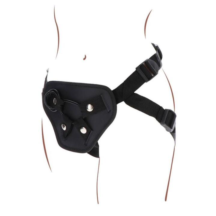 Get Real - Strap-on Deluxe Harnés Negro