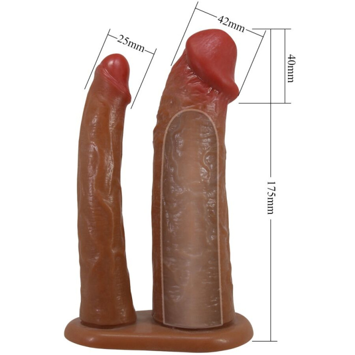 Pretty Love - Keaven Harness Briefs Universal & Comfortable Doble Dildo