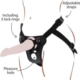 Get Real - Harnais de Plaisir Strap-on Noir