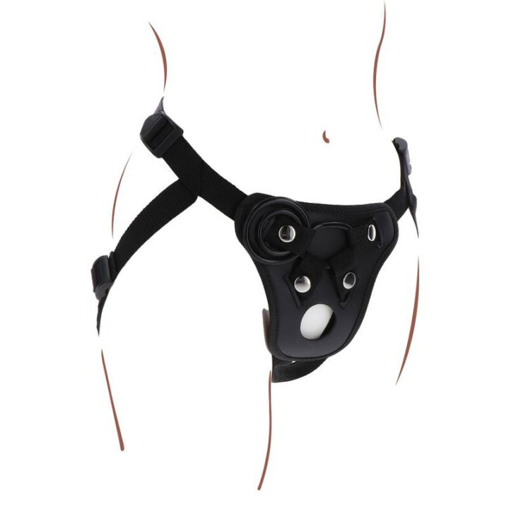 Get Real - Strap-on Pleasure Harness Black