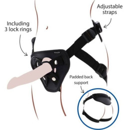 Get Real - Strap-on-Deluxe-Gurt Schwarz