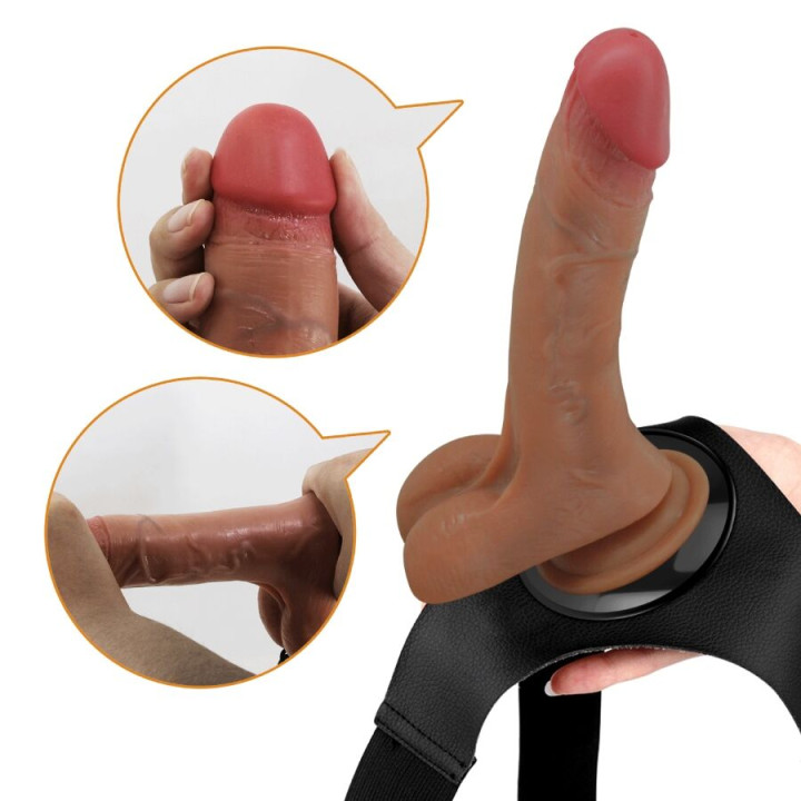 Fantasy x-Tensions Elite - 17.8 cm Hollow Silicone Strap-on