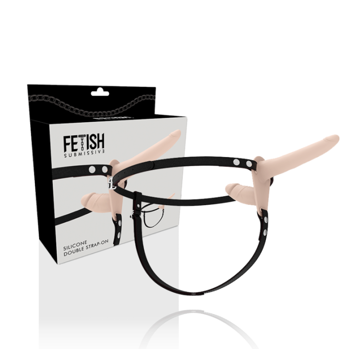 Fetish Submissive Harness - Doppelte Penetration, Fleisch