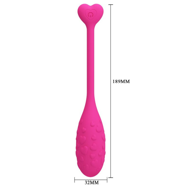 Pretty Love - App-Gesteuertes Rosa Fisher-Vibrations-ei