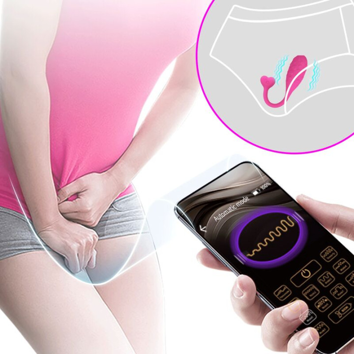 Pretty Love - App-Gesteuertes Rosa Fisher-Vibrations-ei