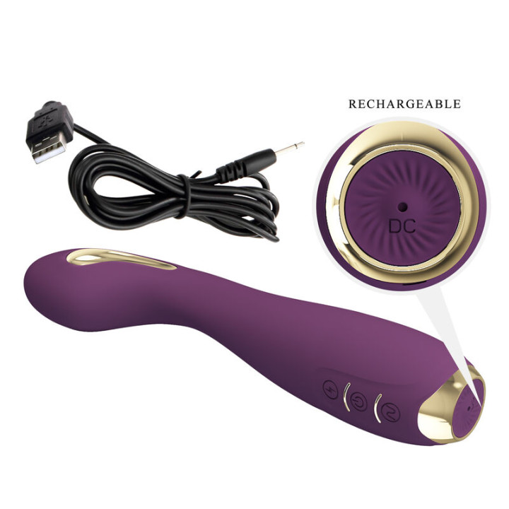Pretty Love - Hector Electroshock Vibrator Per App-Steuerung Lila