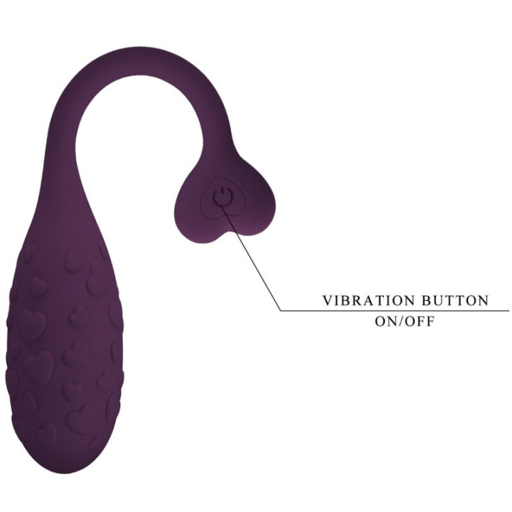 Pretty Love - Fisherman App Controlled Vibrating Egg Lila