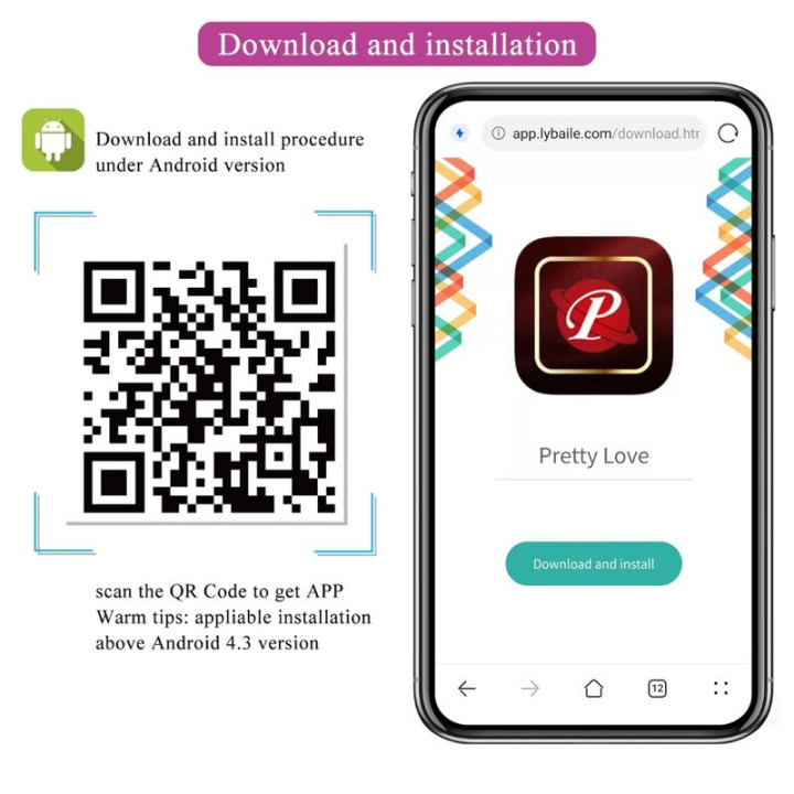 Pretty Love - Fisherman App Controlled Vibrating Egg Lila
