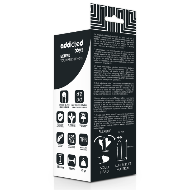 Addicted Toys - Estendono il Tuo Pene 18 cm