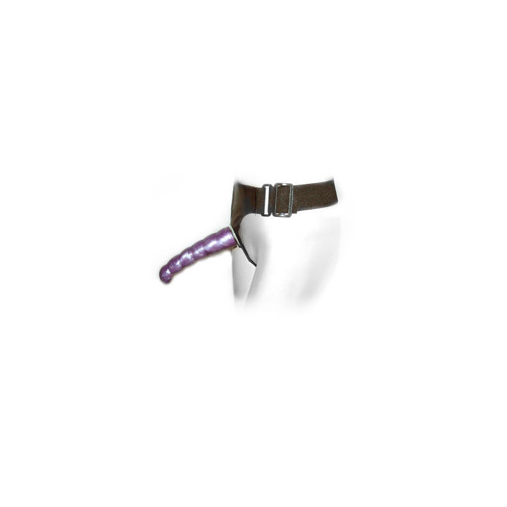 Baile - Arnês Anal e Vaginal Fêmea Lilac Gpoint 17 cm