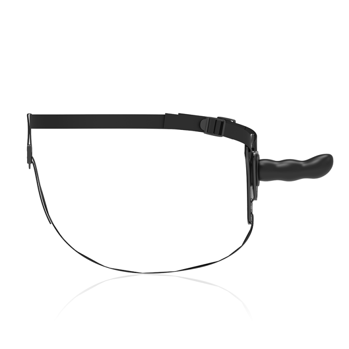 Fetish Submissive Harness - Silicone Nero Punto g 16 cm