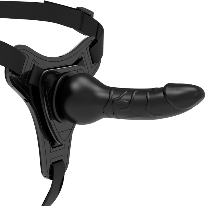 Fetish Submissive Harness - Silicone Noir Réaliste 16 cm