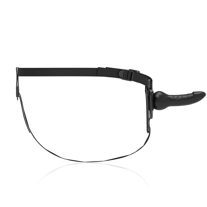 Fetish Submissive Harness - Silicona Negro Realistic 16 cm