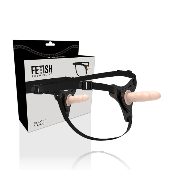 Fetish Submissive Harness - Flesh Realistic Silicone 12.5 cm