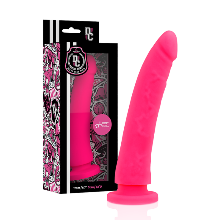 Delta Club - Arreio de Brinquedos + Dong Rosa Silicone 17 cm -o- 3 cm