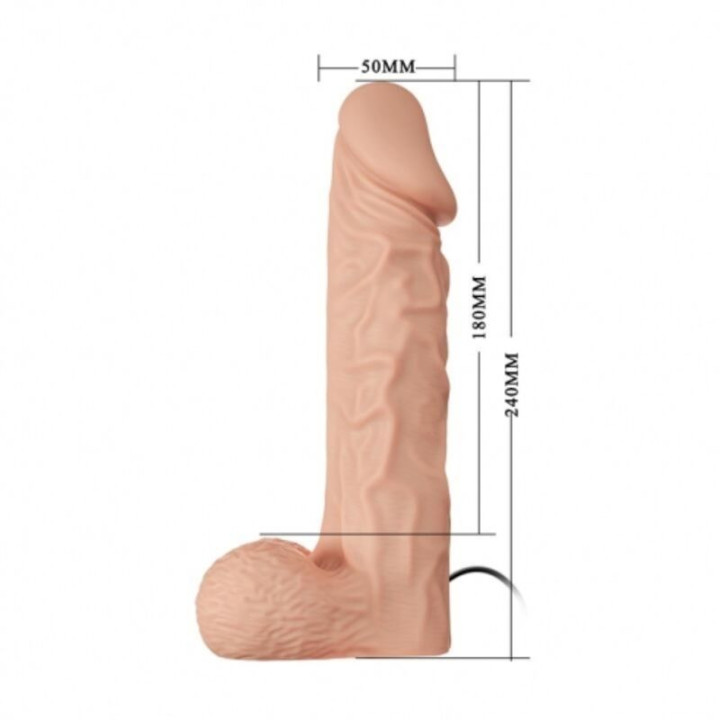 Baile - Harnais de Ultra Passionnée 24 cm Naturel