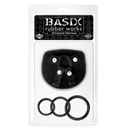 Basix - Borracha Funciona Arnês Universal