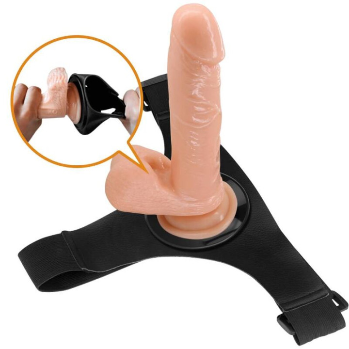 Pretty Love - Arnês Cuecas Arnês Universal Com Dildo Tom 20 cm Natural