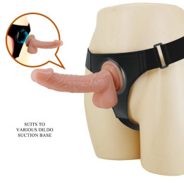 Pretty Love - Slip Harnais Harnais Universel Avec Gode Kevin 19 cm Naturel