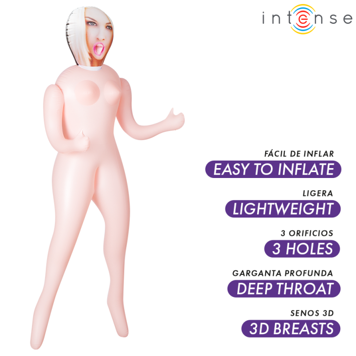 Intense Dolls - Poupée Gonflable Irina à Trois Orifices
