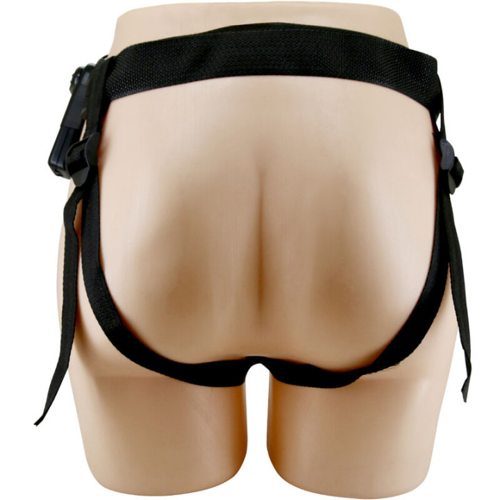 Pretty Love - Starks Harness Briefs Multi-Speed Vibration Dildo 17,5 cm Light Brown