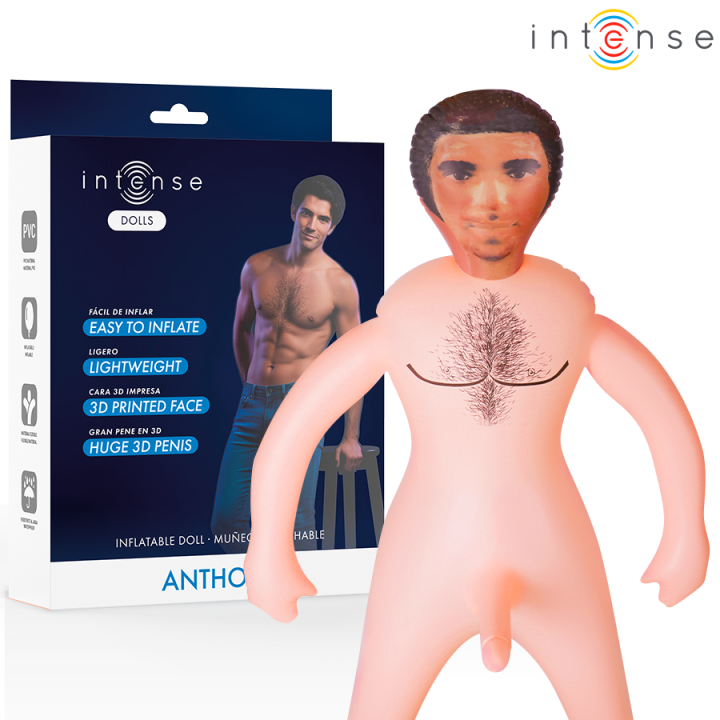Intense Dolls - Dmuchana Lalka Anthony z Penisem 3d