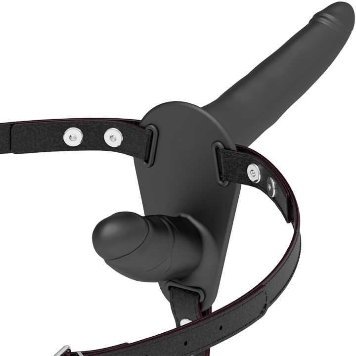 Fetish Submissive Harness - Doppia Penetrazione Nera
