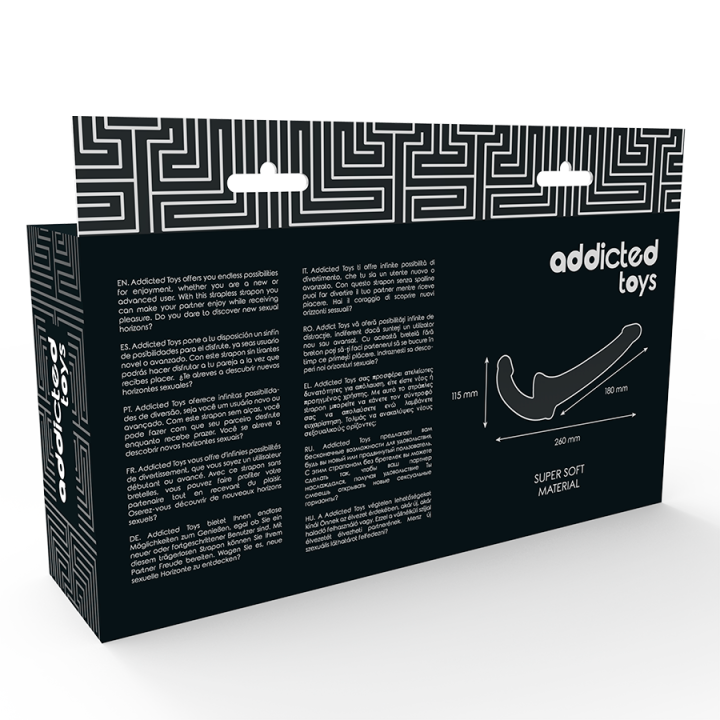 Addicted Toys - Dildo Mit Rna s Ohne Subjection Schwarz