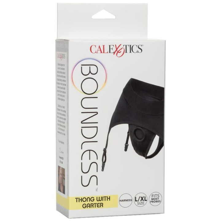 Calexotics - Perizoma Senza Limitazione Con Giarrettiera l/xl