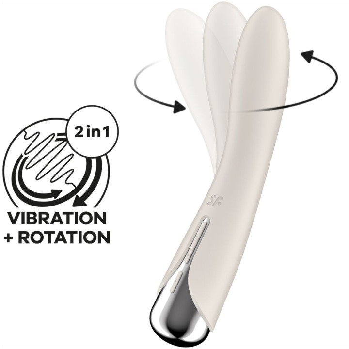 Satisfyer - Vibratore Rotatore Spinning Vibe 1 g-Spot Beige